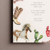 First Rodeo Birthday Party Einladung