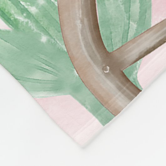 First Rodeo Boho Wild West Milestone Sign  Fleecedecke (Ecke)