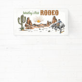 First Rodeo Boy Birthday Banner (InSitu)