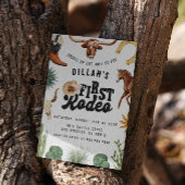 First Rodeo Cowboy Birthday Einladung