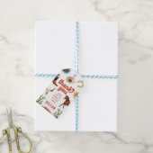 First Rodeo Cowboy Birthday Geschenkanhänger (Mit Garn)