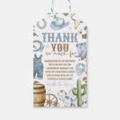 First Rodeo Cowboy Geburtstagsgeschenk-Anhänger Geschenkanhänger (Vorderseite)