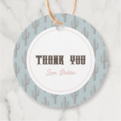 First Rodeo Cowboy Western Boy 1st Birthday Geschenkanhänger (Rückseite)