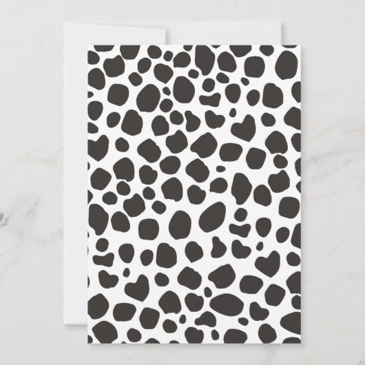 First Rodeo Cowboy Wild West Western Girl Birthday Einladung (Rückseite)