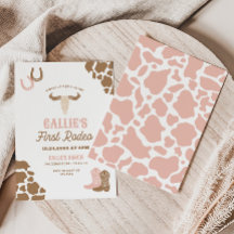 First Rodeo Cowgirl Birthday