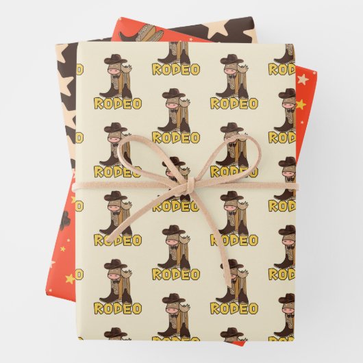 First Rodeo Geschenkpapier Set (Beispiel)