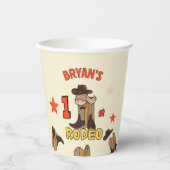 First Rodeo Pappbecher (Vorderseite)