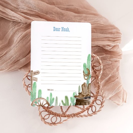 First Rodeo Pink Wild West Time Capsule Cards Einladung