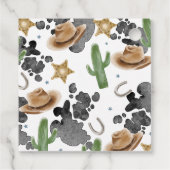 First Rodeo Rustic Wild West Geschenkanhänger (Rückseite)