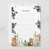 First Rodeo Rustic Wild West Time Capsule Cards Einladung (Vorderseite)