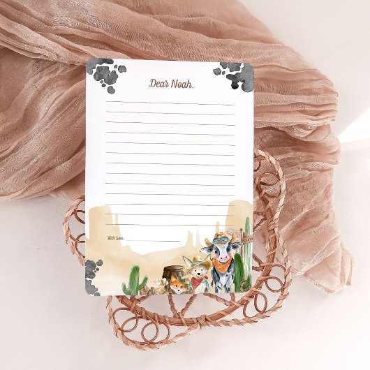 First Rodeo Rustic Wild West Time Capsule Cards Einladung