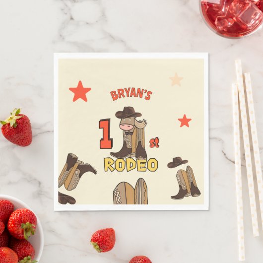 First Rodeo Serviette (Beispiel)