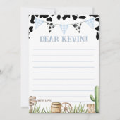 First Rodeo Time Capsule Card Einladung (Vorderseite)