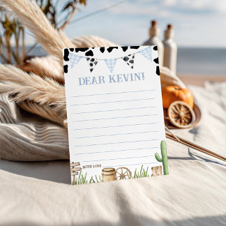 First Rodeo Time Capsule Card Einladung