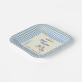 First Rodeo Western Cowboy 1st Birthday Pappteller (Gewinkelt)