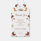 First Rodeo Western Cowboy Geschenkanhänger (Vorderseite)