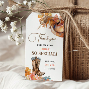 First Rodeo Western Girl 1. Geburtstag Geschenkanhänger