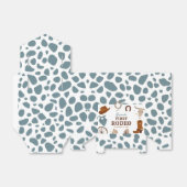First Rodeo Wild West Boy First Birthday Blue Geschenkschachtel (Ungefaltet)