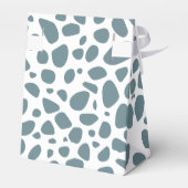 First Rodeo Wild West Boy First Birthday Blue Geschenkschachtel (Rückseite)