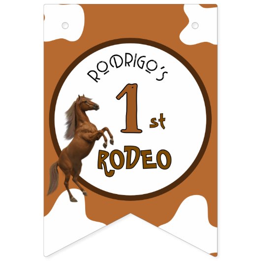 First Rodeo Wimpelkette (Erste Fahne)