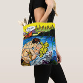 First Romance 07 Hübsch Girl Vintage Comicen Tasche (Von Nahem)