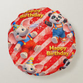 First round character cushion de rundes kissen (Rückseite)