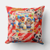 First round character cushion kissen (Vorderseite)