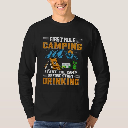 First Rule Camping T-Shirt (Vorderseite)