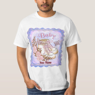 First Shoes Baby Girl T - Shirt