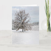 First Snow Blank Note Card Karte (Vorderseite)