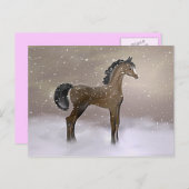 "First Snow" ~ Postkarte (Vorne/Hinten)