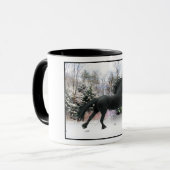 "First Snow Run" Tasse (Vorderseite Links)