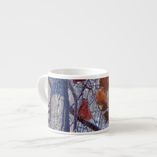 First Snow Winter Tarnung Style Espressotasse (Vorderseite Links)