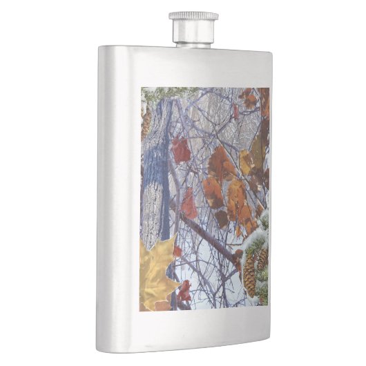 First Snow Winter Tarnung Style Flachmann (Rechts)