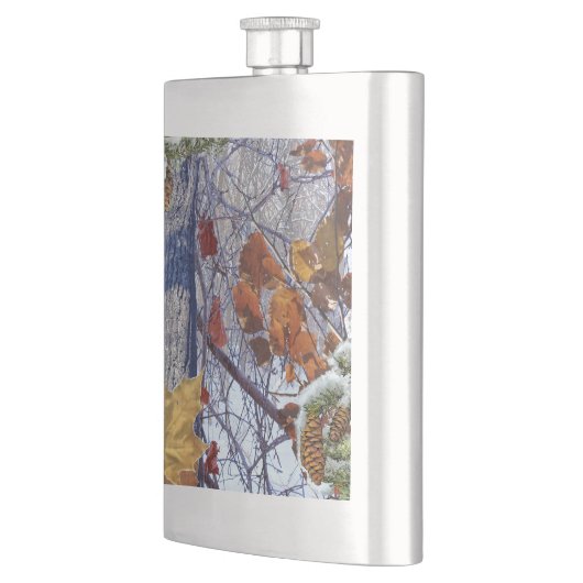 First Snow Winter Tarnung Style Flachmann (Links)