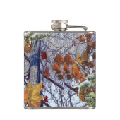 First Snow Winter Tarnung Style Flachmann (Rückseite)