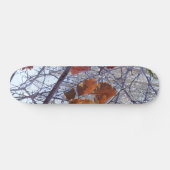 First Snow Winter Tarnung Style Skateboard (Horizontal)