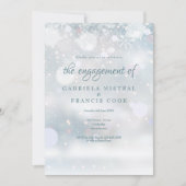 First Snowflakes Engagement Party Einladung (Vorderseite)