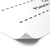 First Solo Flight Congratulations Poster (Ecke)