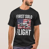First Solo Flight Plane Aircraft Pilot Flight T-Shirt (Vorderseite)