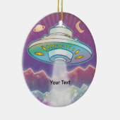 First Spaceship Keramik Ornament (Rechts)