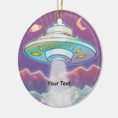 First Spaceship Keramik Ornament (Links)