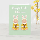 First Springtime Twins Card Karte (Gelbe Blume)