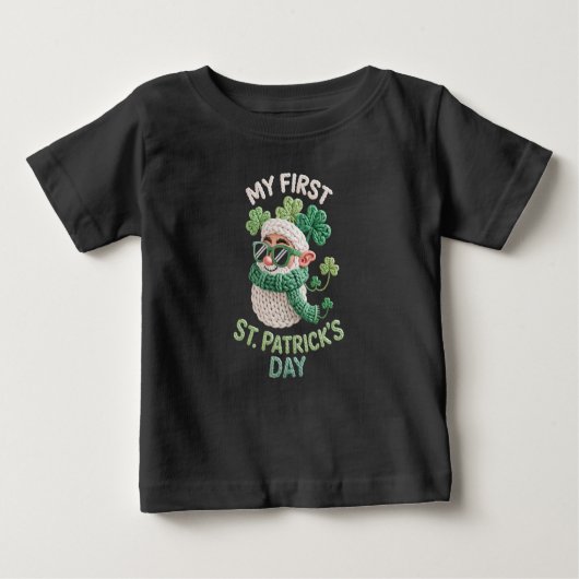 First St. Patricks Day Irish Baby Baby T-shirt (Vorderseite)