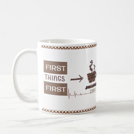 "First Things First" - Die essenzielle Tasse von C (Links)