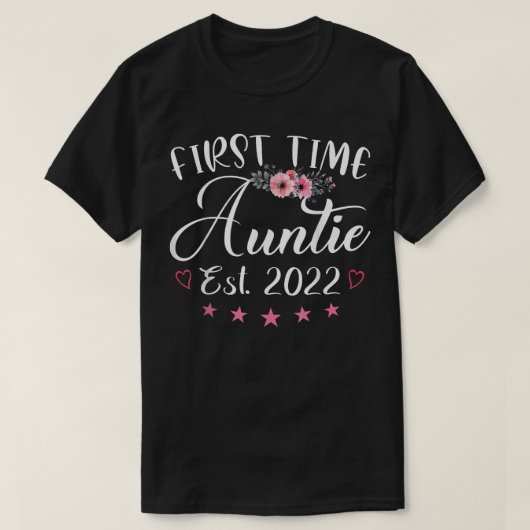 First Time Auntie est T-Shirt (Design vorne)