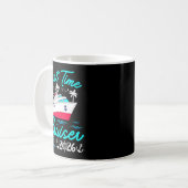 First Time Cruiser 2026 1st Cruise Vacation Family Kaffeetasse (Vorderseite Links)