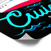 First Time Cruiser 2026 1st Cruise Vacation Family Poster (Ecke)