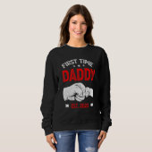First Time Dad 2023 Father s Day Promoted Daddy Me Sweatshirt (Vorne ganz)