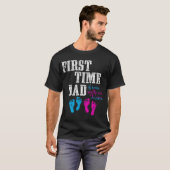 First Time Dad, Daddy Of Bg Twins, Father's Day Gi T-Shirt (Vorne ganz)